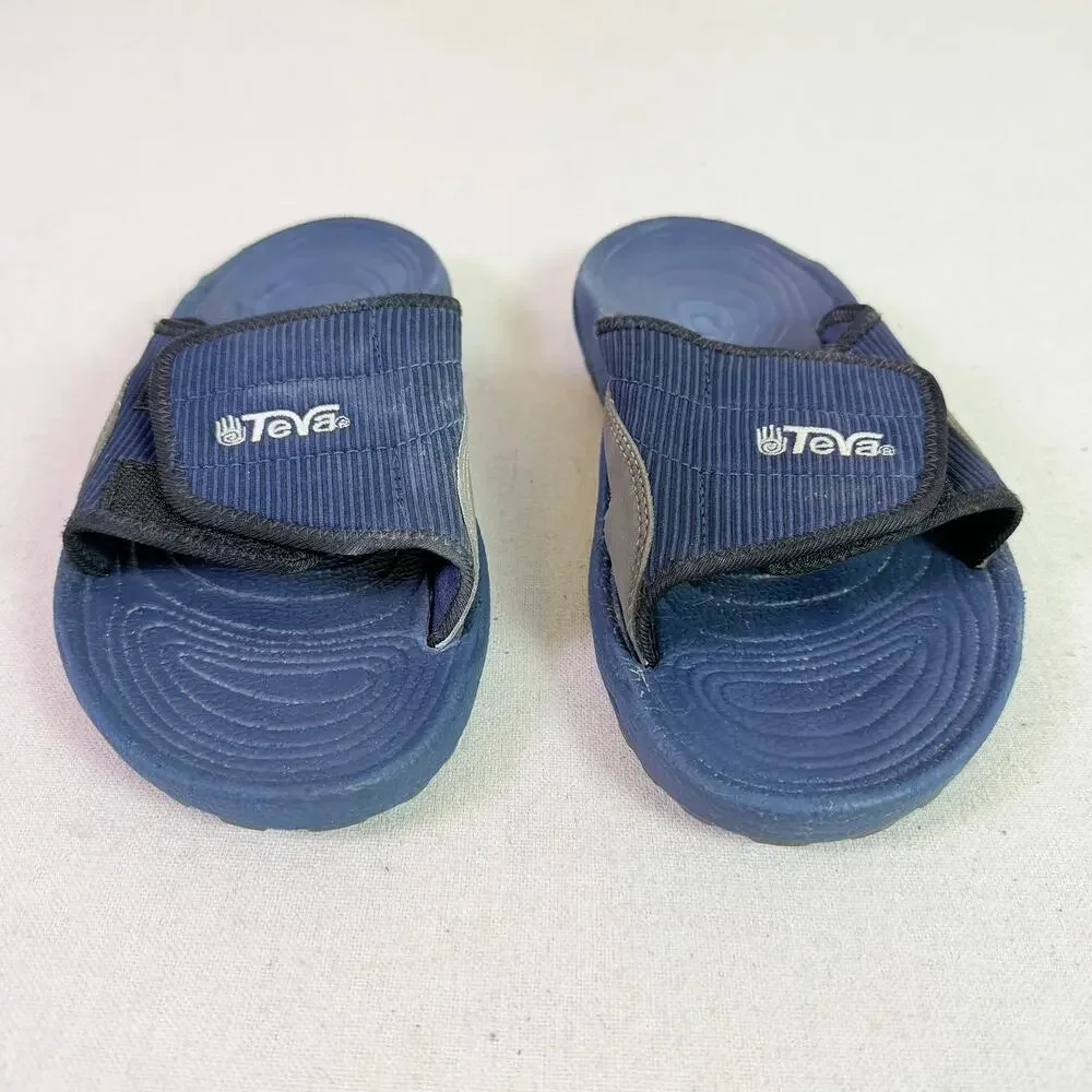 Vintage Teva Sport Slide Sandals Mens 8 Blue Adjustable Comfort Outdoors Beach